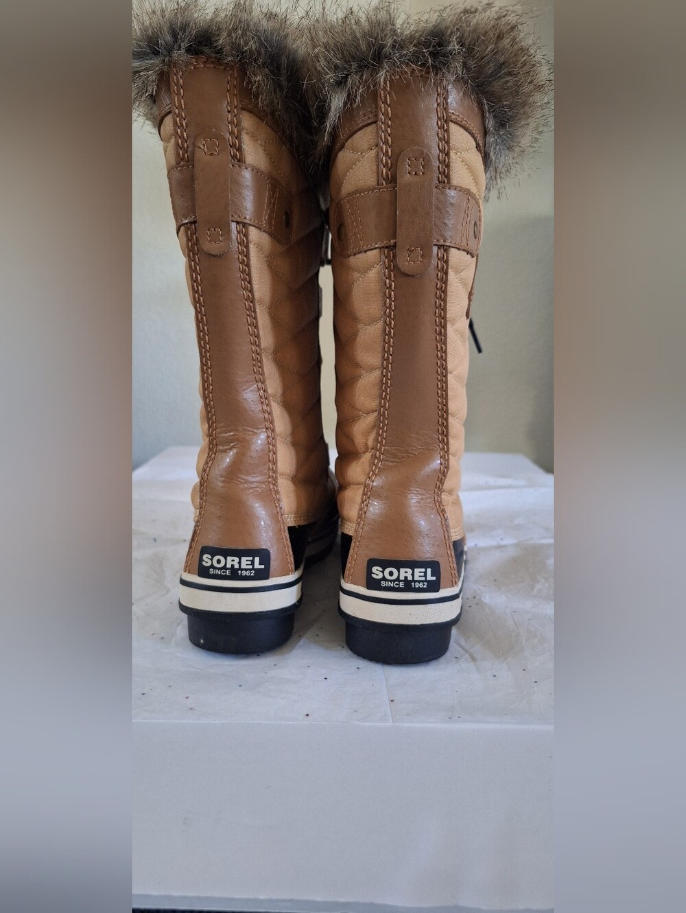 SOREL Women's Tofino II Waterproof Winter Snow Boots Curry /Fawn/Black/Tan Sz7.5 - Picture 3 of 13